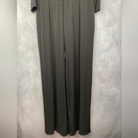 Lane Bryant 3/4 Sleeve Jumpsuit Womens  maxi Wide Leg Women’s Size 18/20 in Blac - Picture 5 of 14